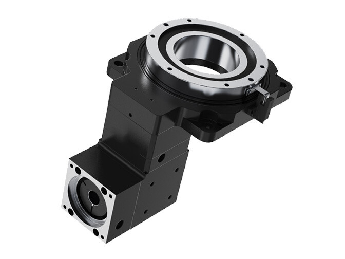 Полый поворотный стол с конической передачей под прямым углом