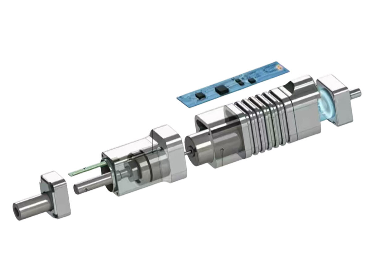 Высокоточный микросервопривод линейного электрического цилиндра для робототехники