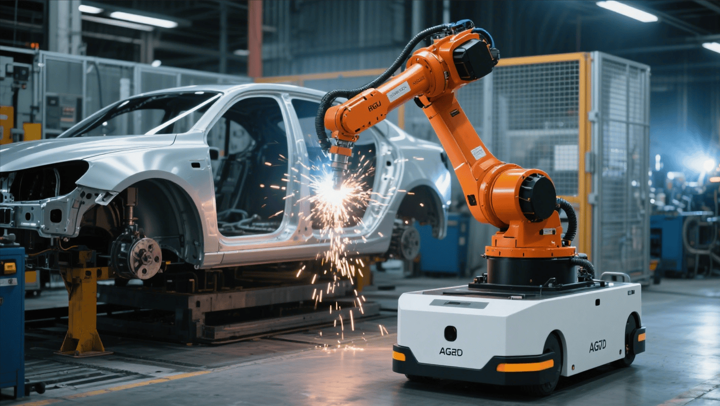 Робот с гармоническим приводом