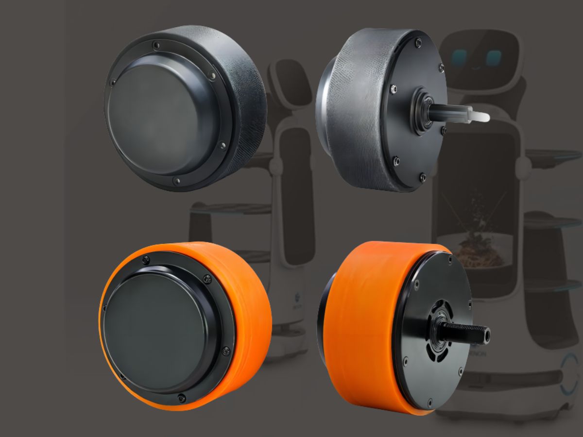 Лучший мотор колеса с сервоприводом для AGV и сервисных роботов