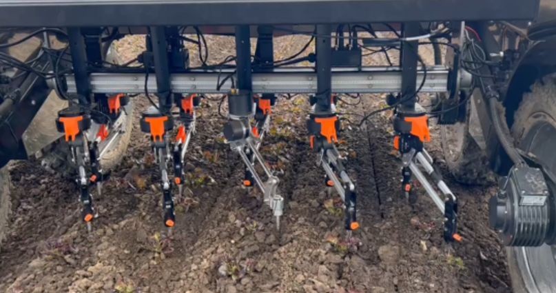 Weeding equipment harmonic joint module