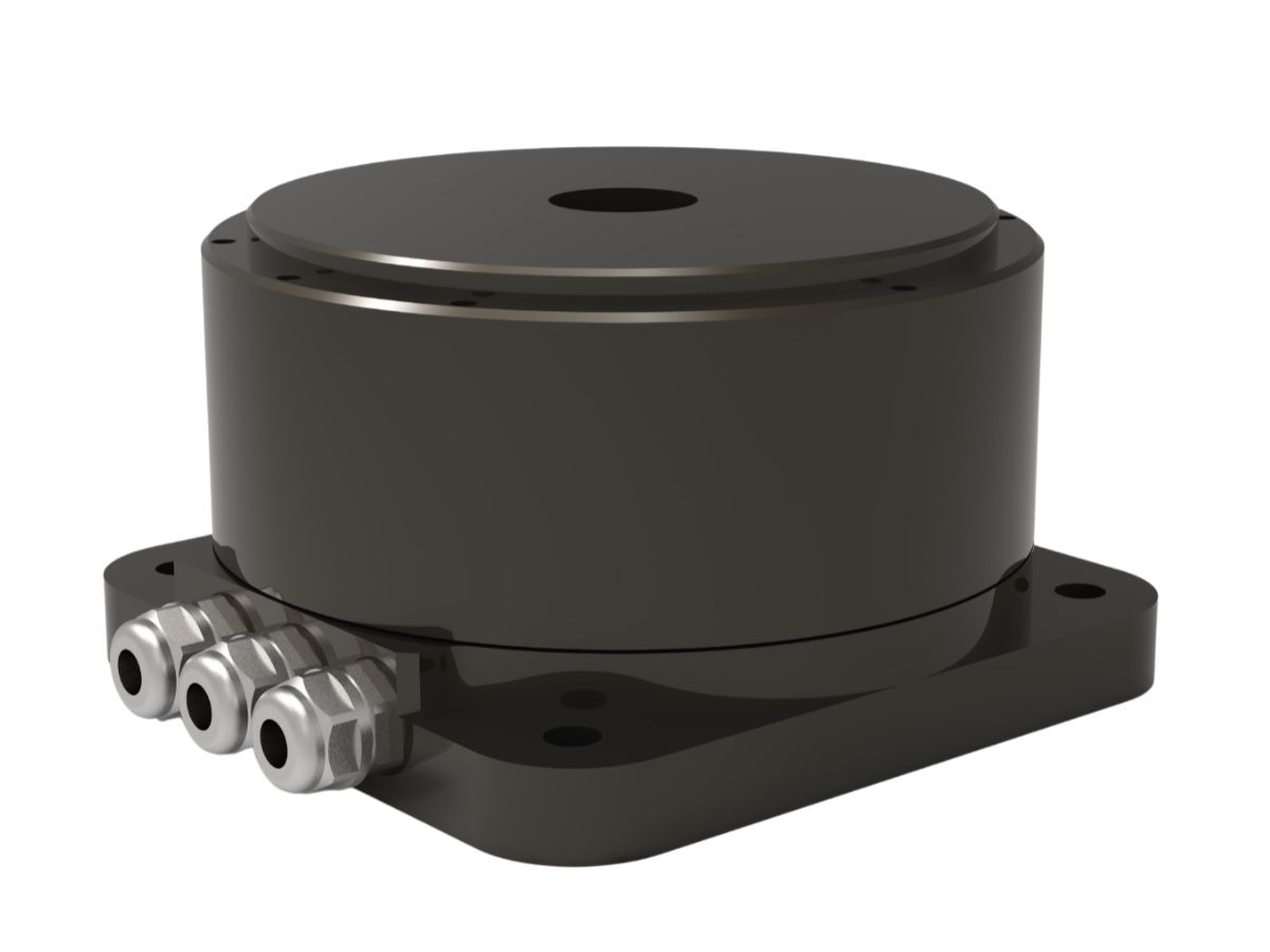 Внешнероторный моментный двигатель прямого привода с датчиками Холла и инкрементальным энкодером