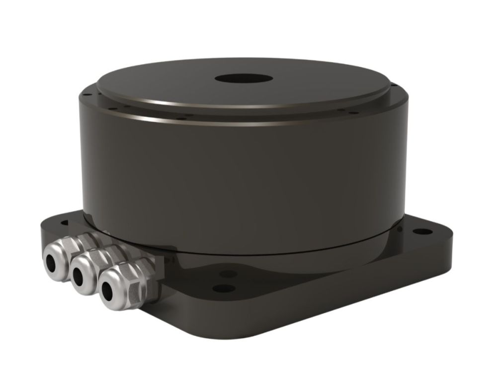 Внешнероторный моментный двигатель прямого привода с датчиками Холла и инкрементальным энкодером