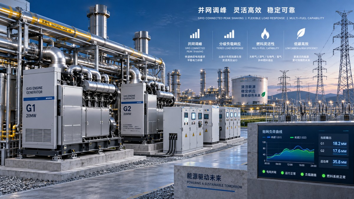 Por qué los grupos electrógenos de gas flexibles son importantes en mercados eléctricos volátiles