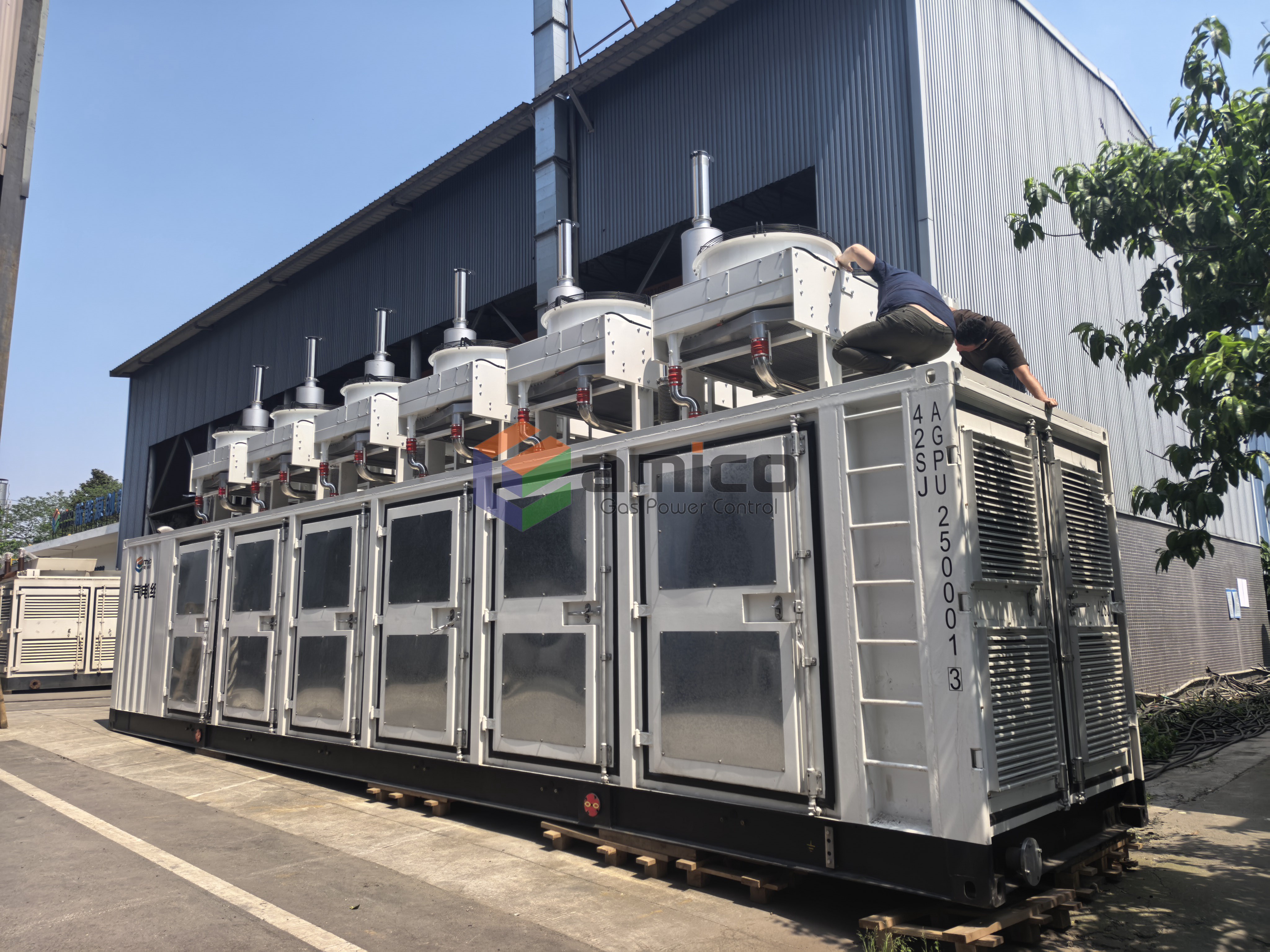 Газогенераторная установка мощностью 1800kW