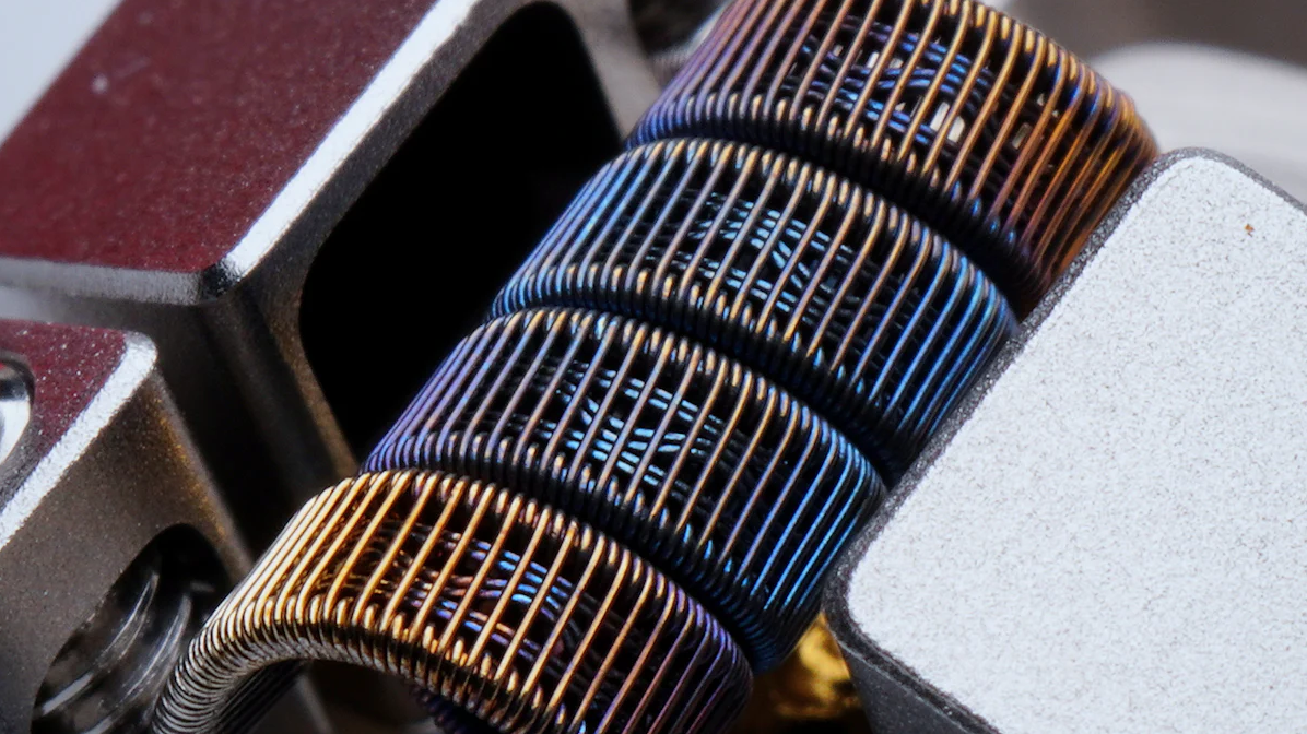 Fine steel wire online high frequency heating