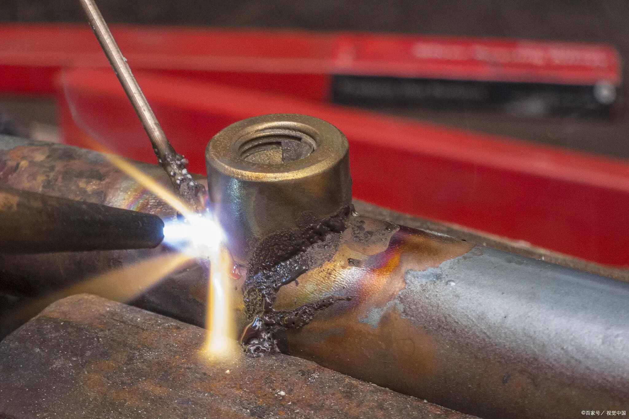 Handheld induction brazing for HVAC tubing
