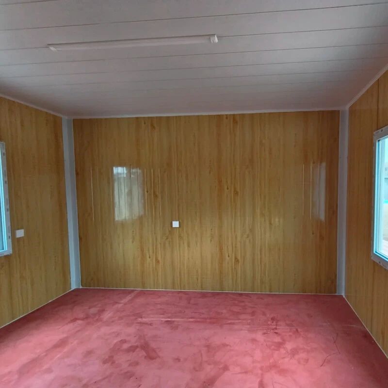 Casa contenedor modular desmontable de 20 pies para oficina, portátil, móvil, para exteriores