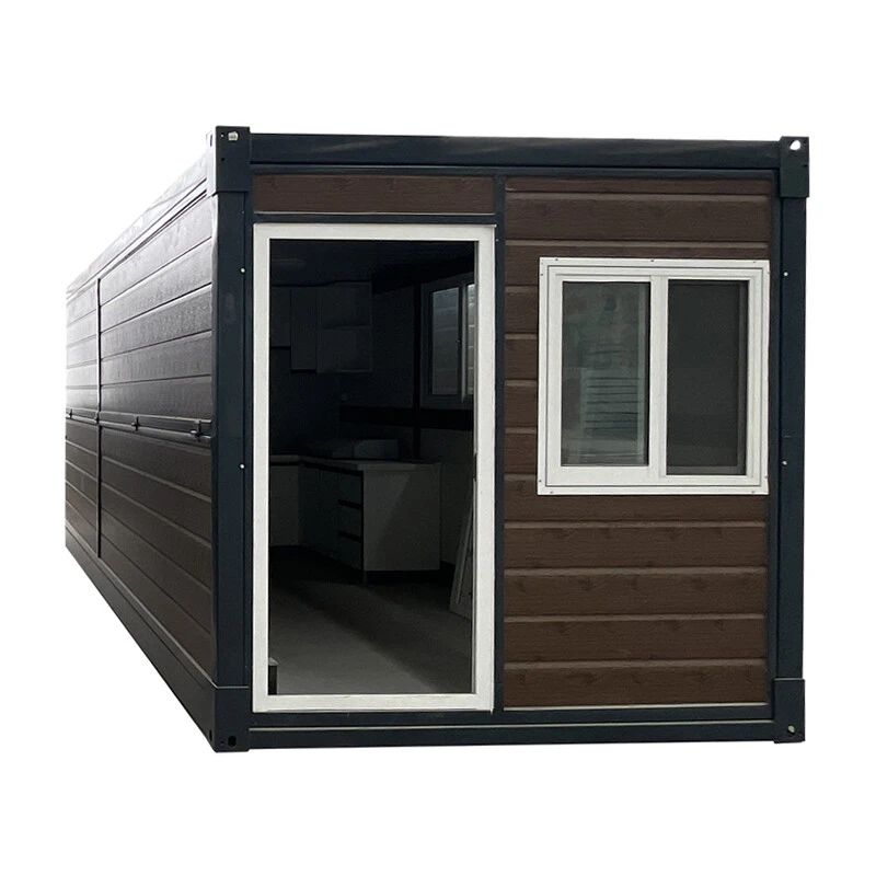Casa contenedor modular desmontable de 20 pies para oficina, portátil, móvil, para exteriores