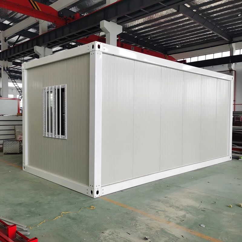 Casa contenedor modular desmontable de 20 pies para oficina, portátil, móvil, para exteriores