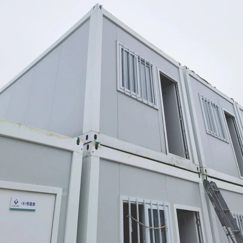 Casa contenedor modular desmontable de 20 pies para oficina, portátil, móvil, para exteriores