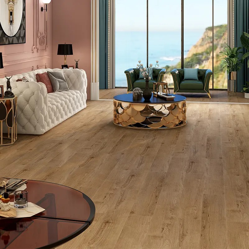 4mm, 4.5mm, 5mm, 5.5mm, 6mm, 7mm, 8mm PVC click lock wooden anti-slip Spc floor office decoration