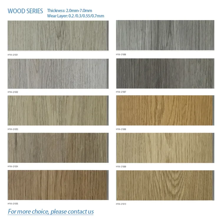 SPC Flooring Sample Click Vinyl Plank Luxury PVC Flooring SPC Flooring Interior 6mm
