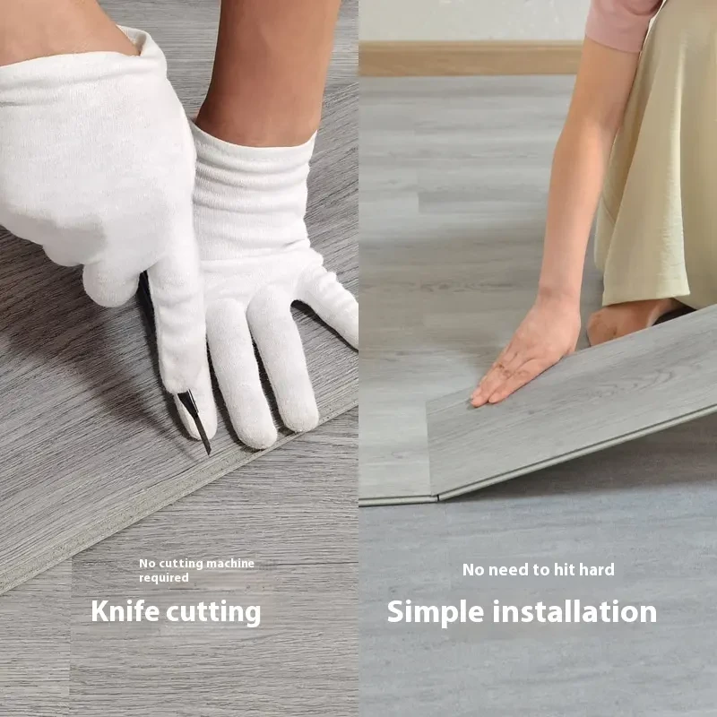 Indoor environmental protection herringbone spc lock flooring spc stone plastic flooring waterproof and fireproof easy to ship