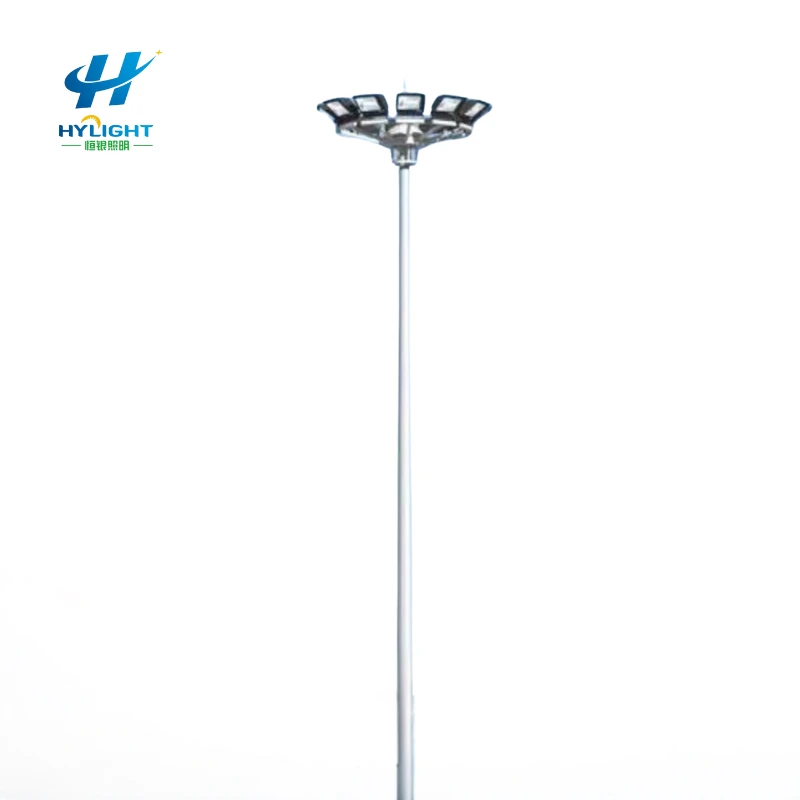 Mât d'éclairage en acier Q235 de 20 m de haut