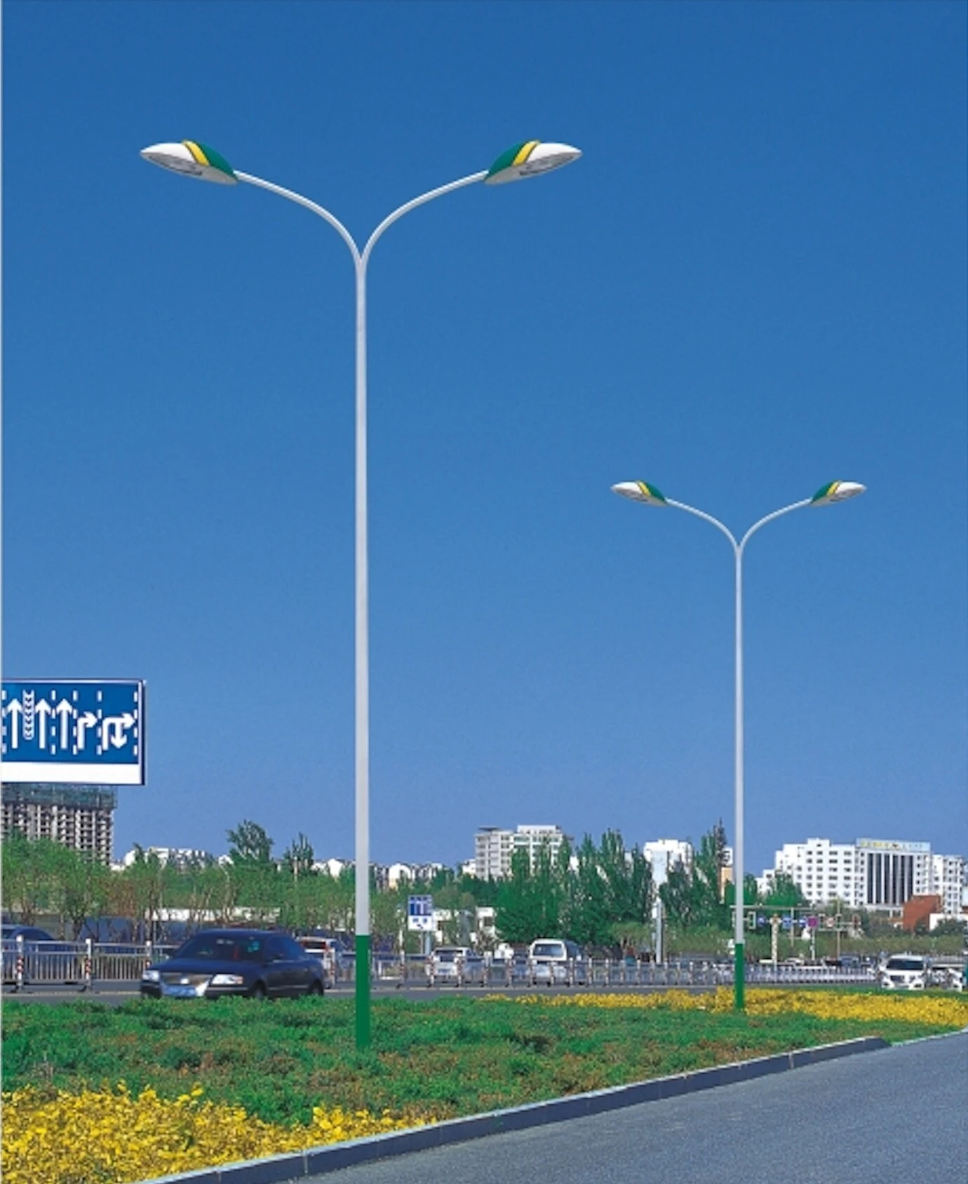 Poste de luz de aparcamiento comercial