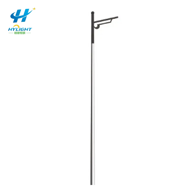 poste de luz con brazo en A