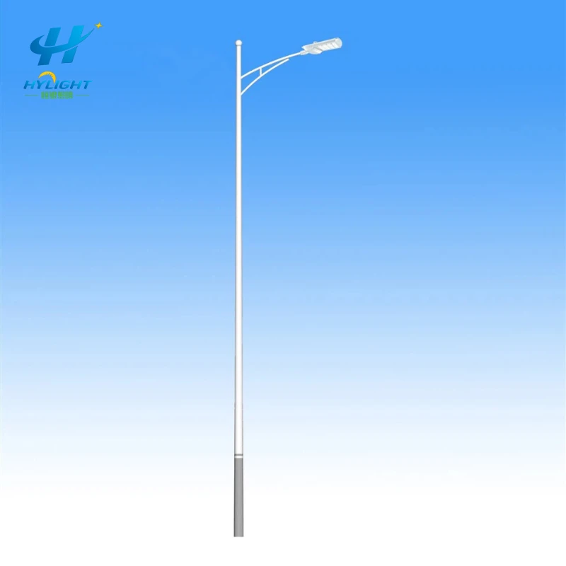 poste de luz con brazo en A