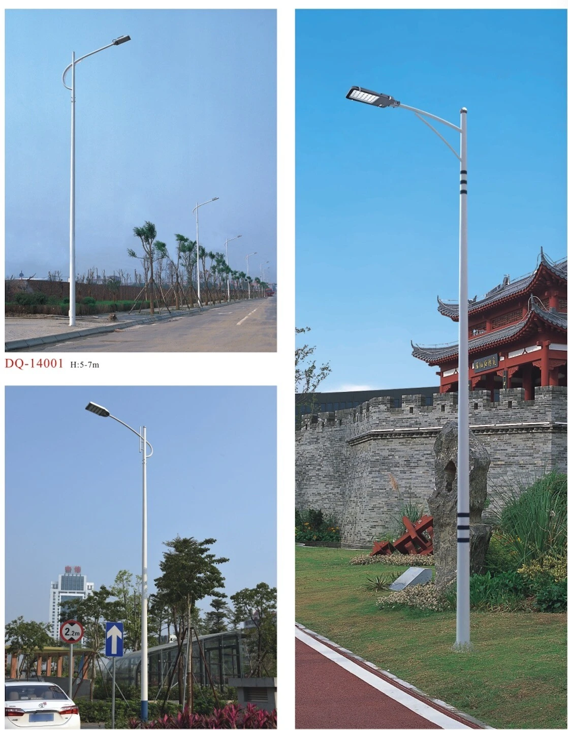 poste de luz con brazo en A