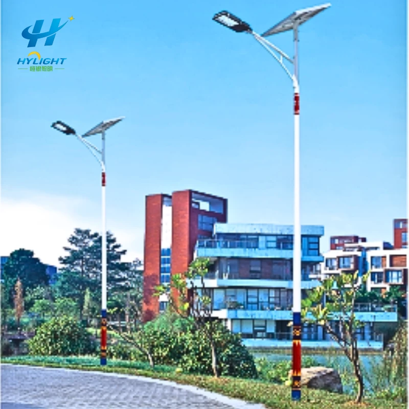 Farola LED de iluminación solar impermeable para exteriores