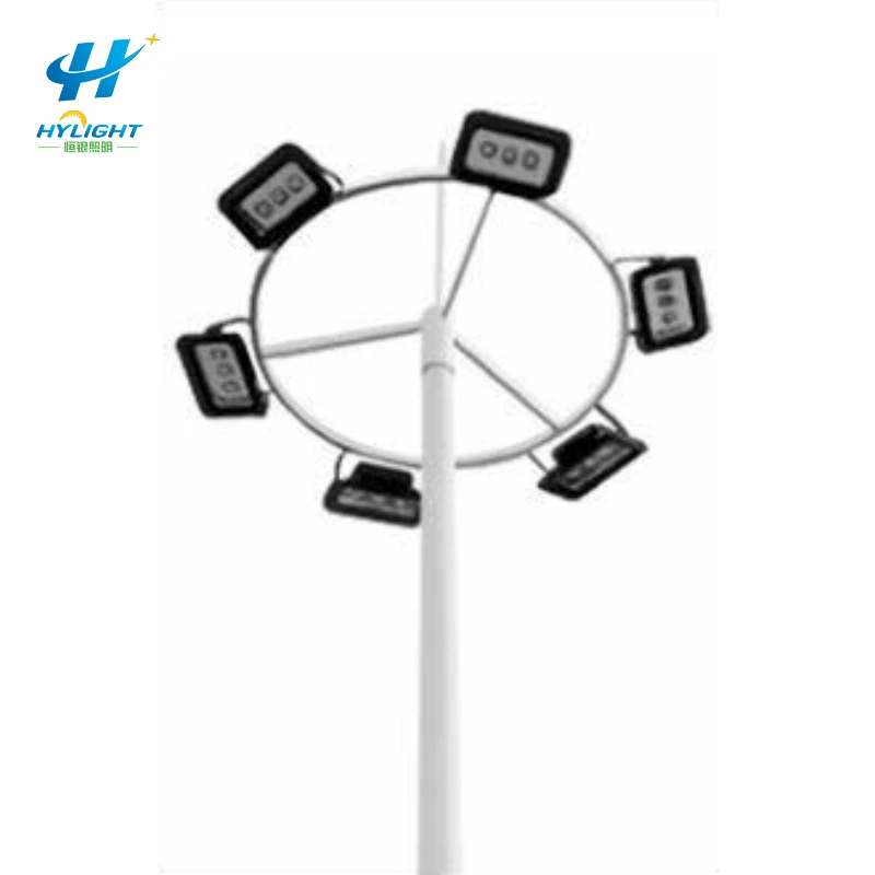Q235 Acero Galvanizado 50m Mástil Alto Poste de Luz