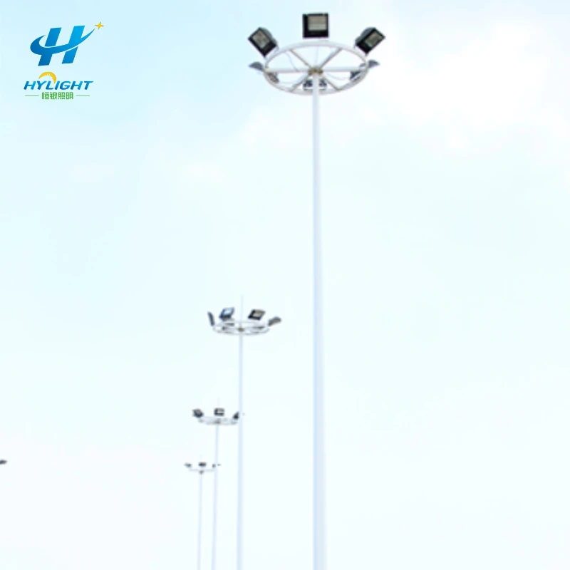 Q235 Acero Galvanizado 50m Mástil Alto Poste de Luz