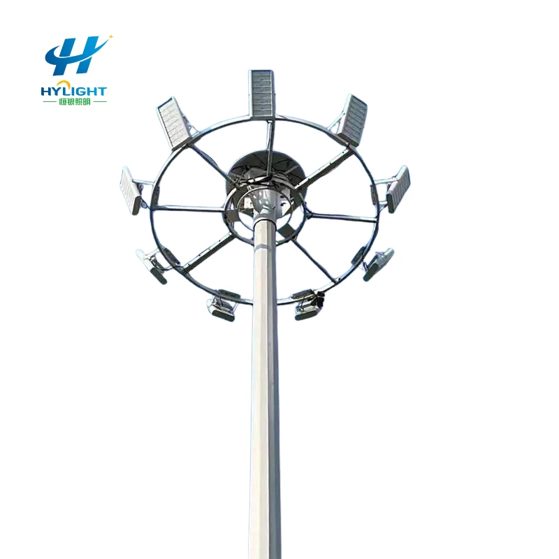 Fabricante LED Mástil de luz de 18 m de altura