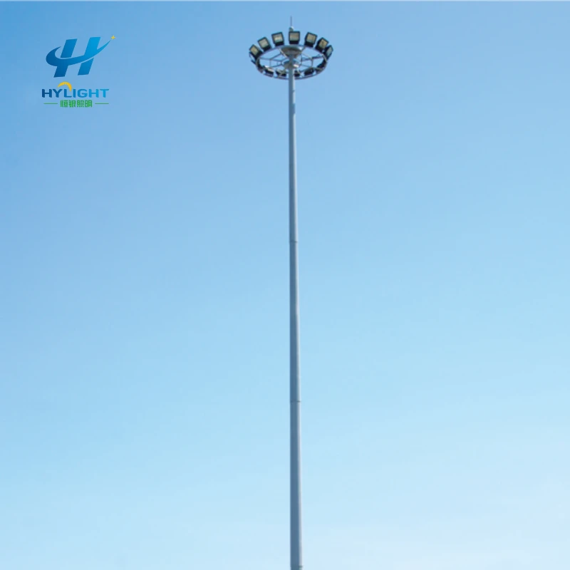 Fabricante LED Mástil de luz de 18 m de altura