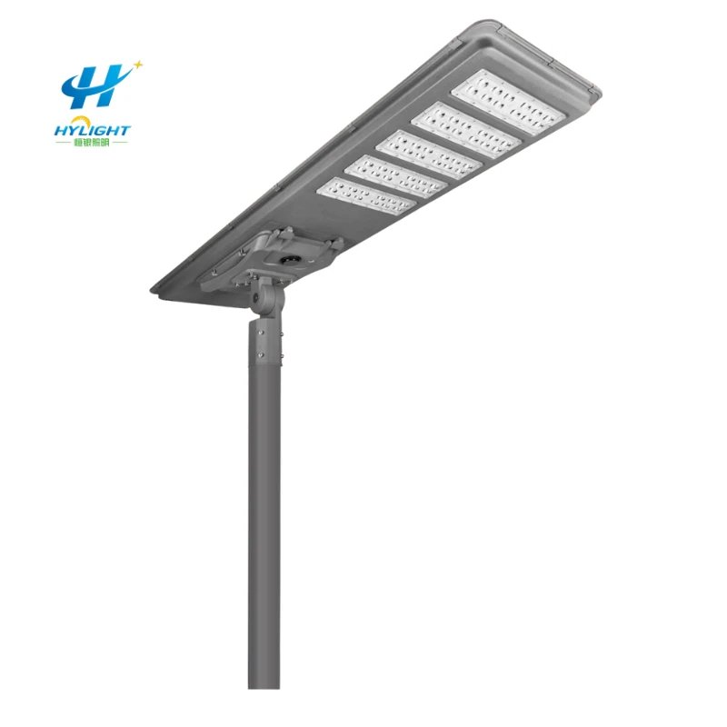 Farola solar integrada de aluminio impermeable para exteriores de 120 W