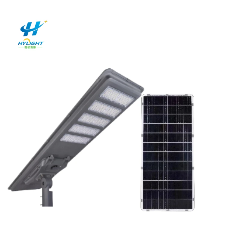 Farola solar integrada de aluminio impermeable para exteriores de 120 W