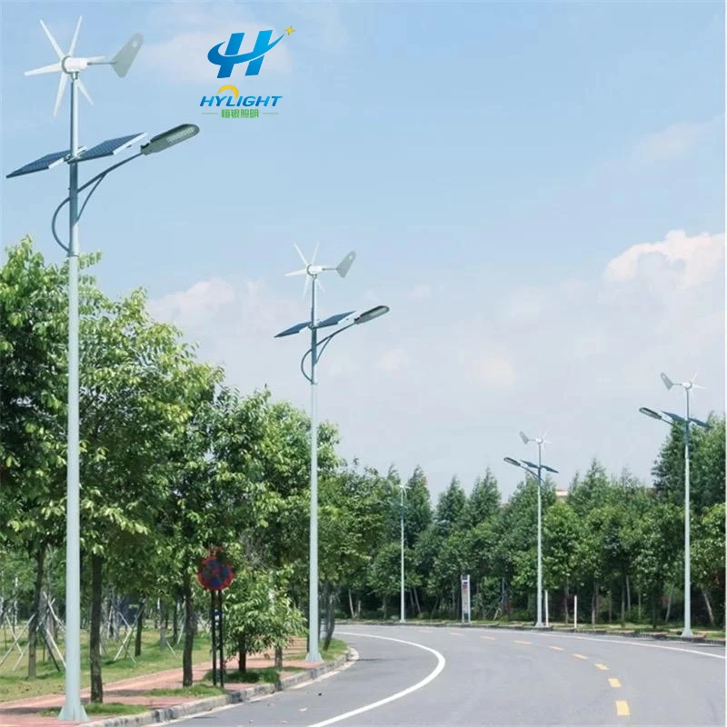 IP66 Aerogenerador Híbrido Solar Farola LED