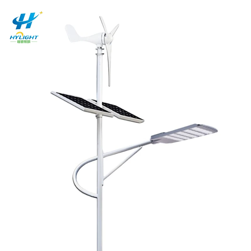 IP66 Aerogenerador Híbrido Solar Farola LED