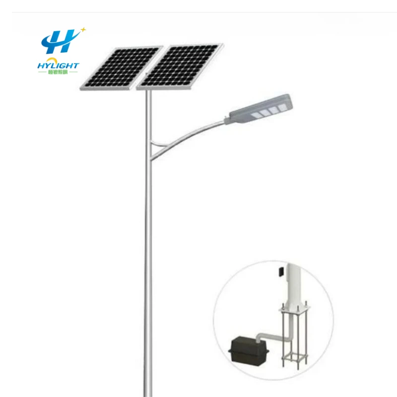 Farolas Solares Divididas 80W IP67