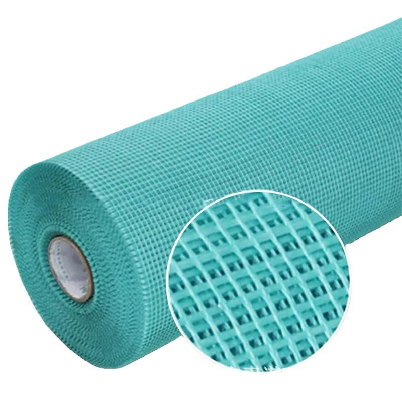 Multi-color fiberglass mesh construction uses fiberglass mesh