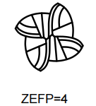 Коническая фреза с увеличенной рабочей частью