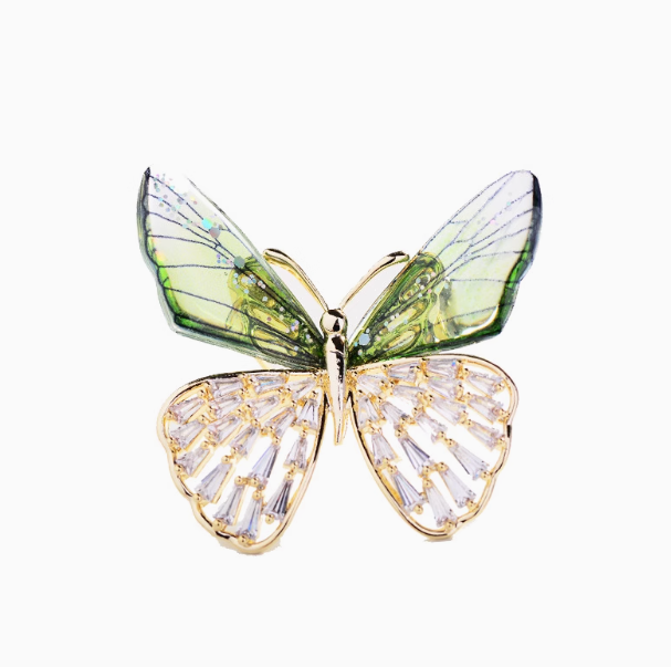 Broche Para Mujeres Elegant Flower Angel Wings Exquisite Butterfly Brooches for Women Clothes Brooch Pins Buckle Jewelry Gifts