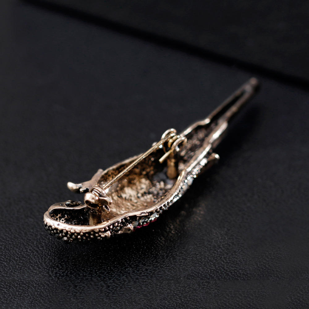 Vintage Rhinestones Parrot Brooches Women Brooch Jewelry Wholesale