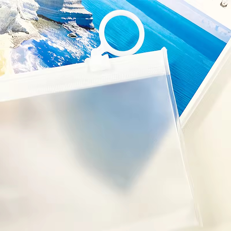 High Quality Frosted Clothing Storage PVC Bag with sealed Underwear Storage Bag