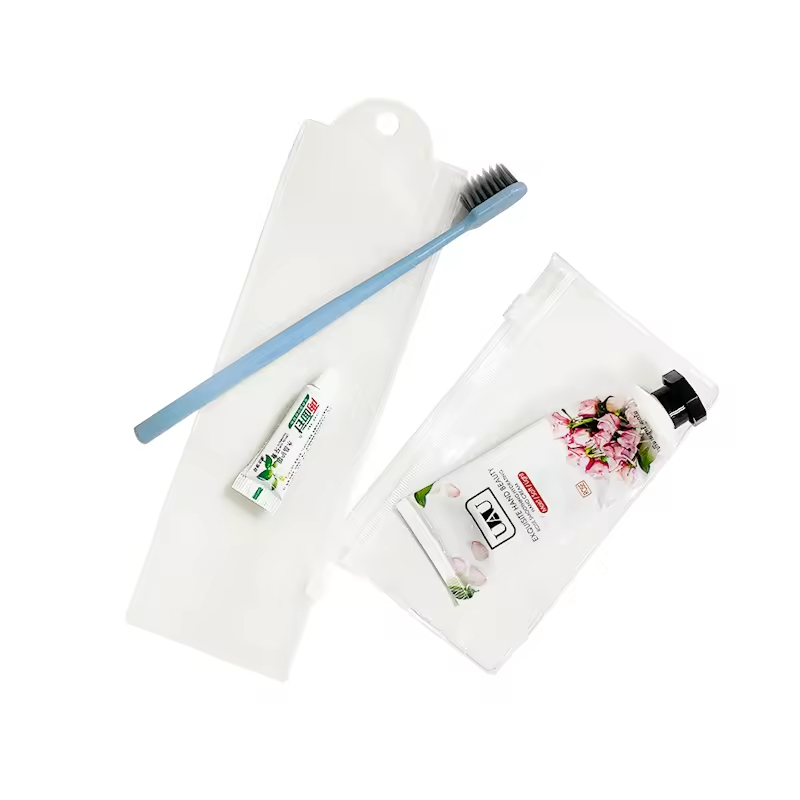 High Quality Frosted Clothing Storage PVC Bag with sealed Underwear Storage Bag