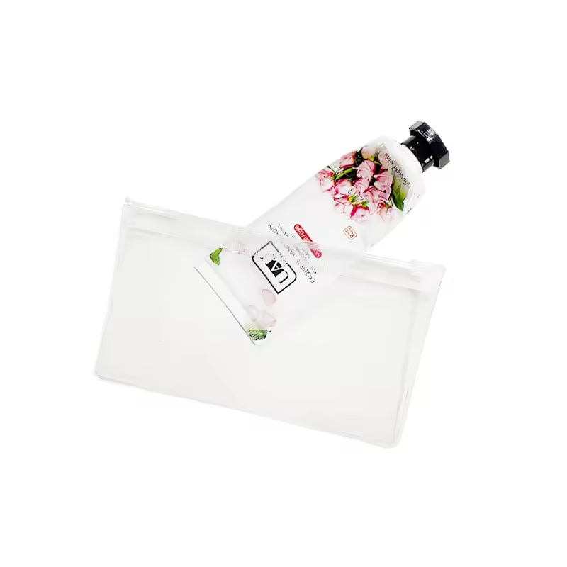 High Quality Frosted Clothing Storage PVC Bag with sealed Underwear Storage Bag