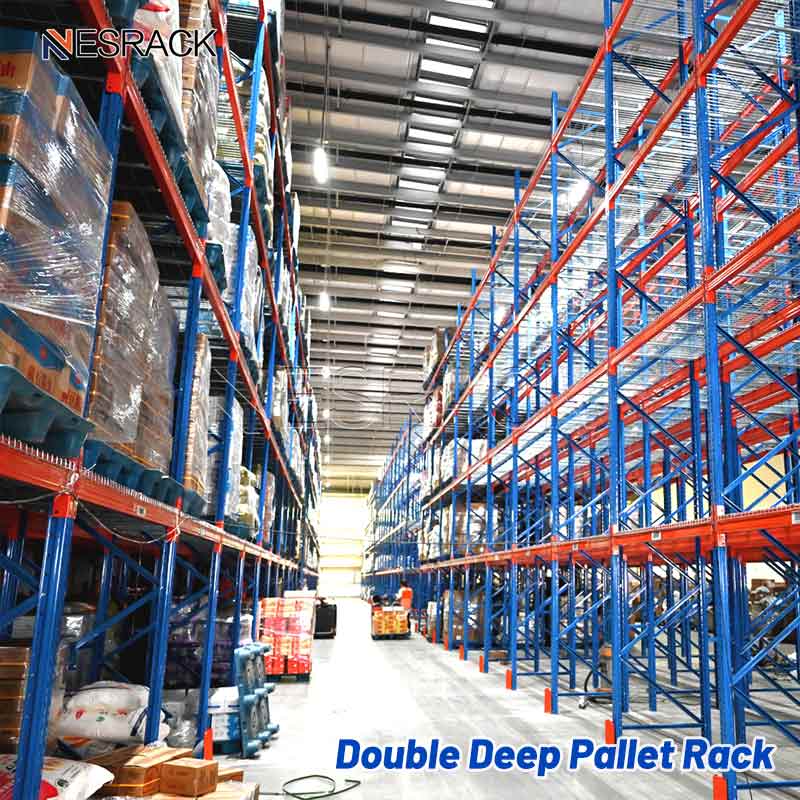 Estantería de paletización doble fondo