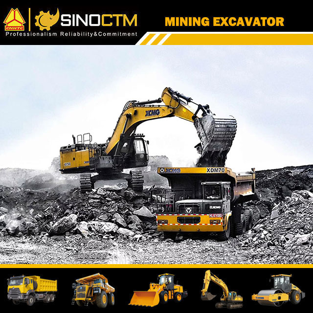 XCMG XE750D Mining Excavator 75T