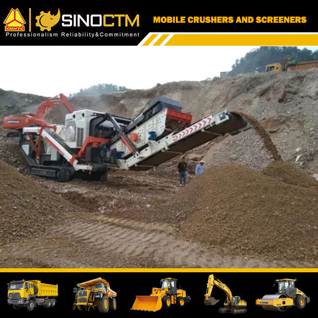 Crawler Mobile impact crusher 80t/h-450t/h