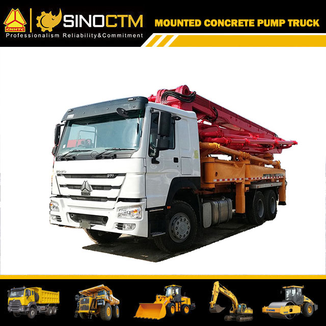 HOWO Boom Concrete Pump Truck 37m