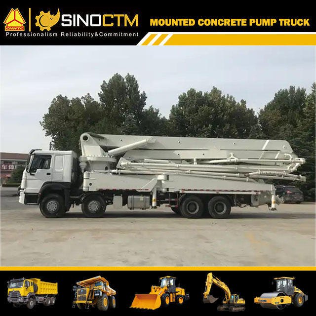 HOWO Boom Concrete Pump Truck 42m