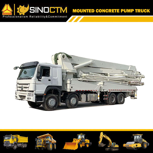 HOWO Boom Concrete Pump Truck 48m 