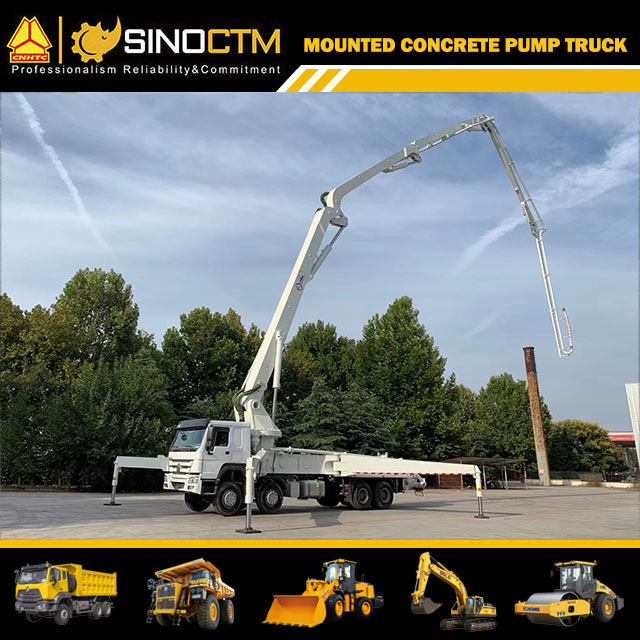 HOWO Boom Concrete Pump Truck 48m 