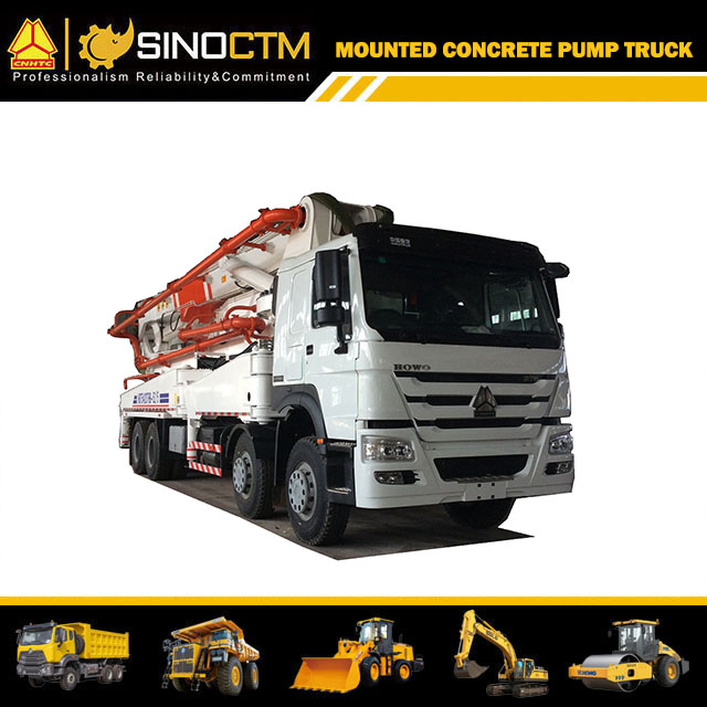 HOWO Boom Concrete Pump Truck 52m 