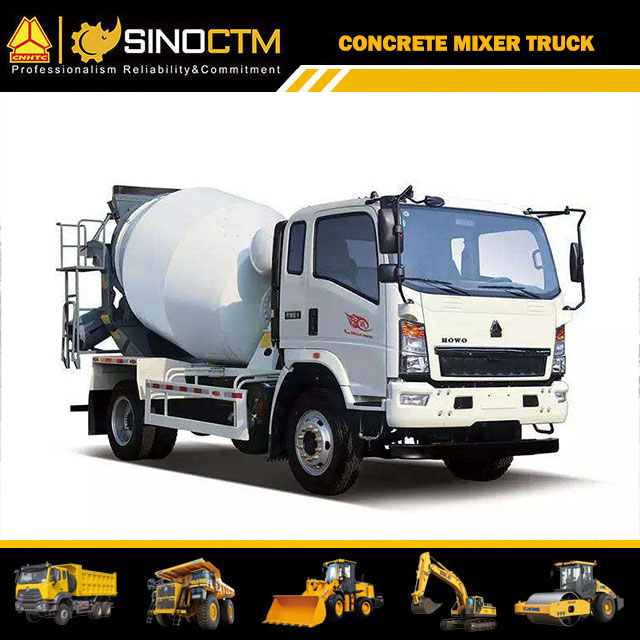 SINOTRUK HOWO Light Concrete Mixer Truck 5CBM
