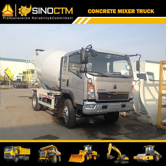 SINOTRUK HOWO Light Concrete Mixer Truck 5CBM